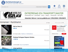 Tablet Screenshot of karlshamntorget.se